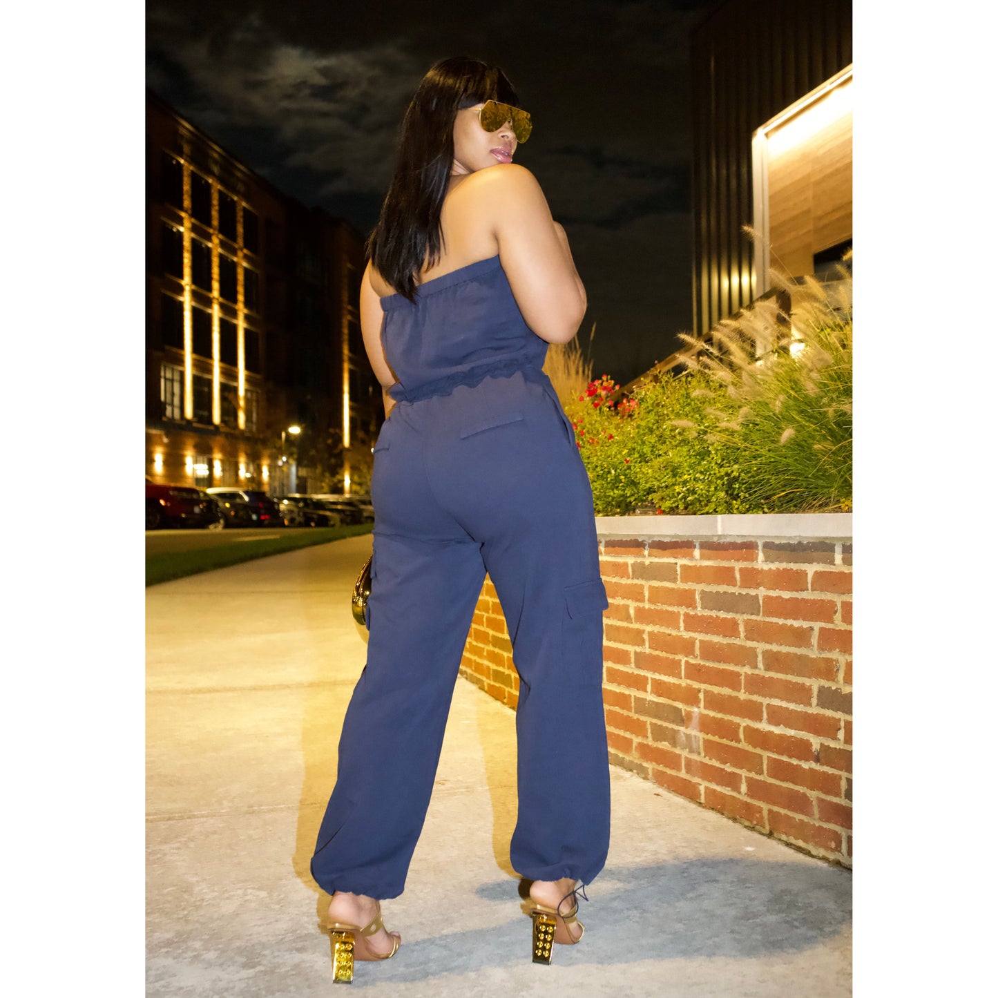 Jemma strapless jumpsuit