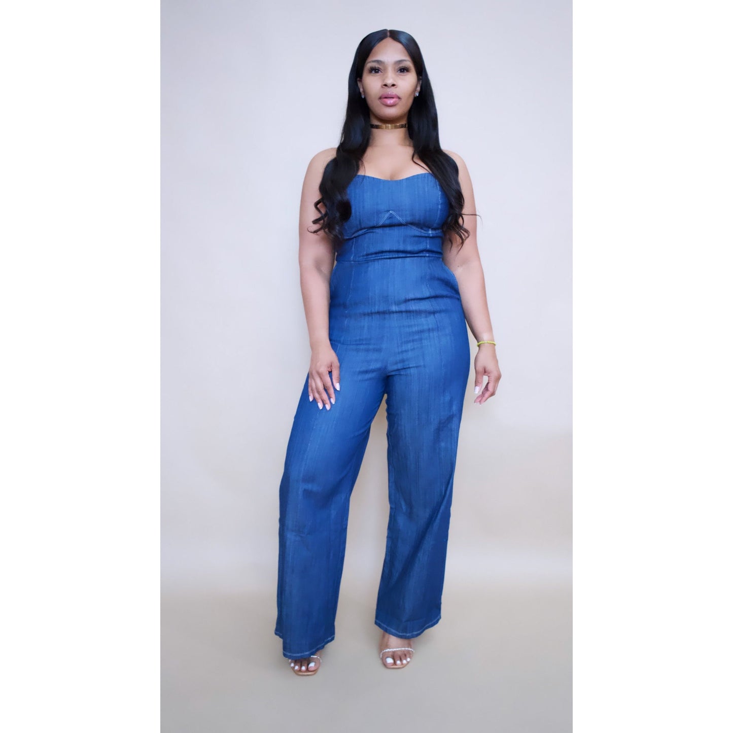 Denim jumpsuit