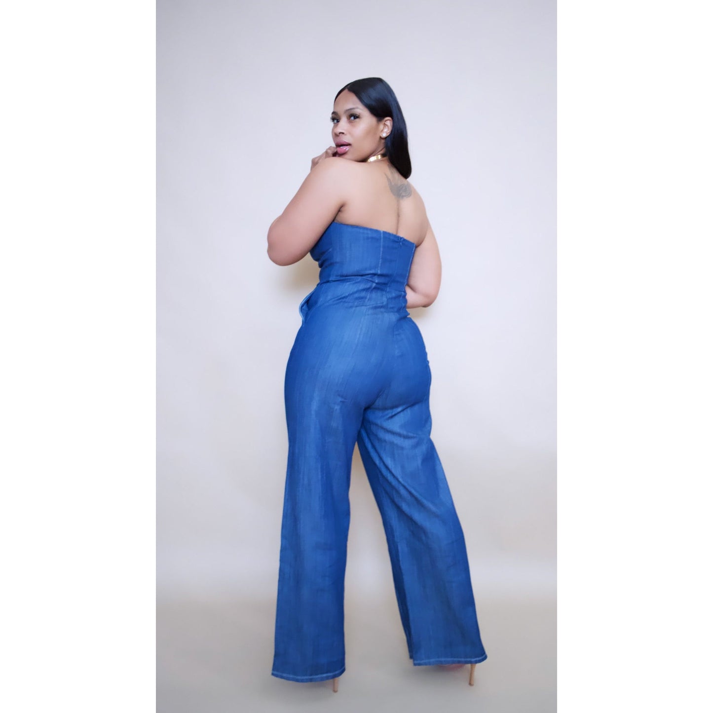 Denim jumpsuit