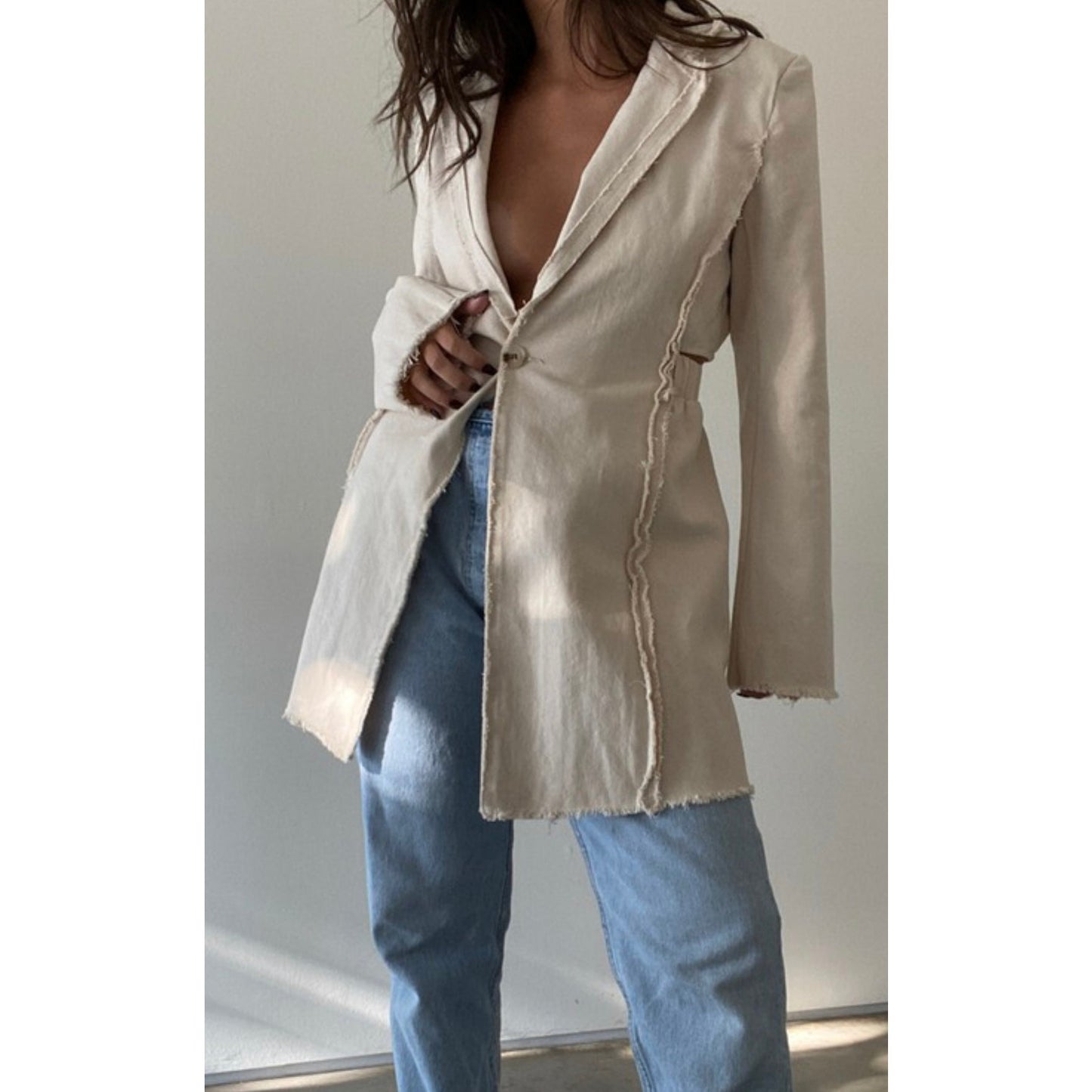 Open Back Blazer