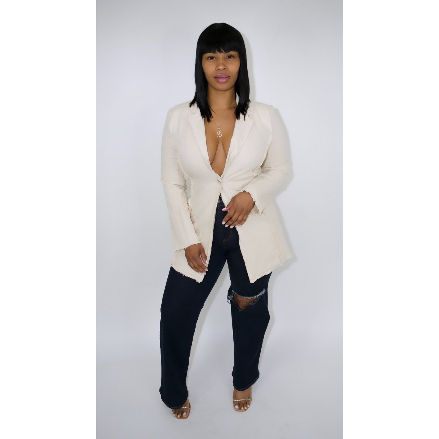 Open Back Blazer
