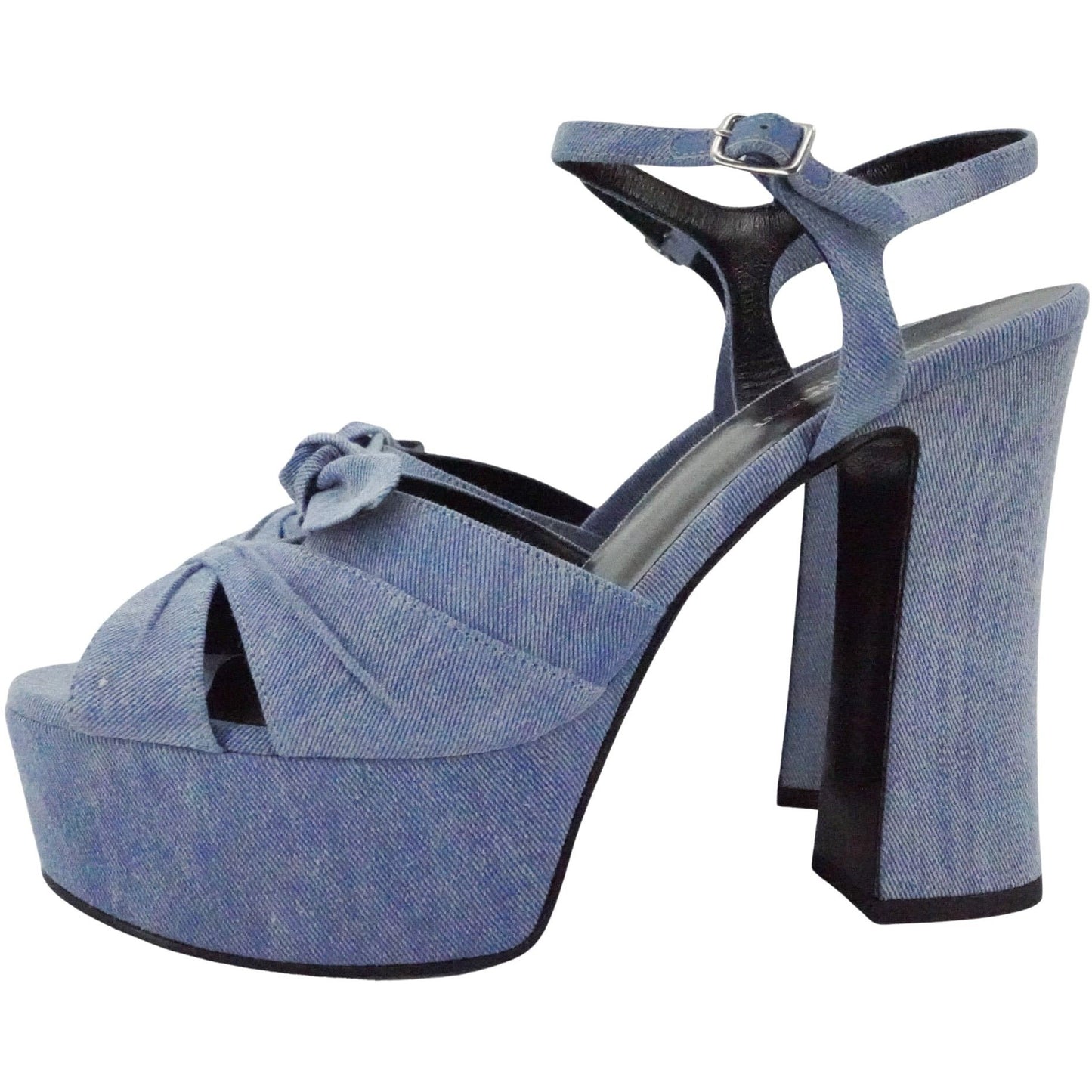 Saint Laurent denim sandal
