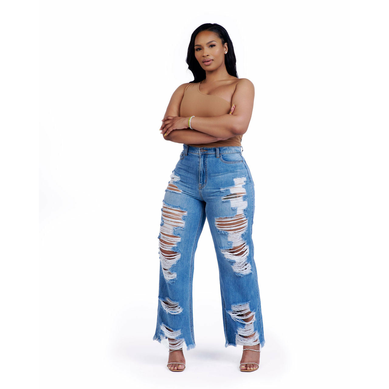 Ripped Mom Jean