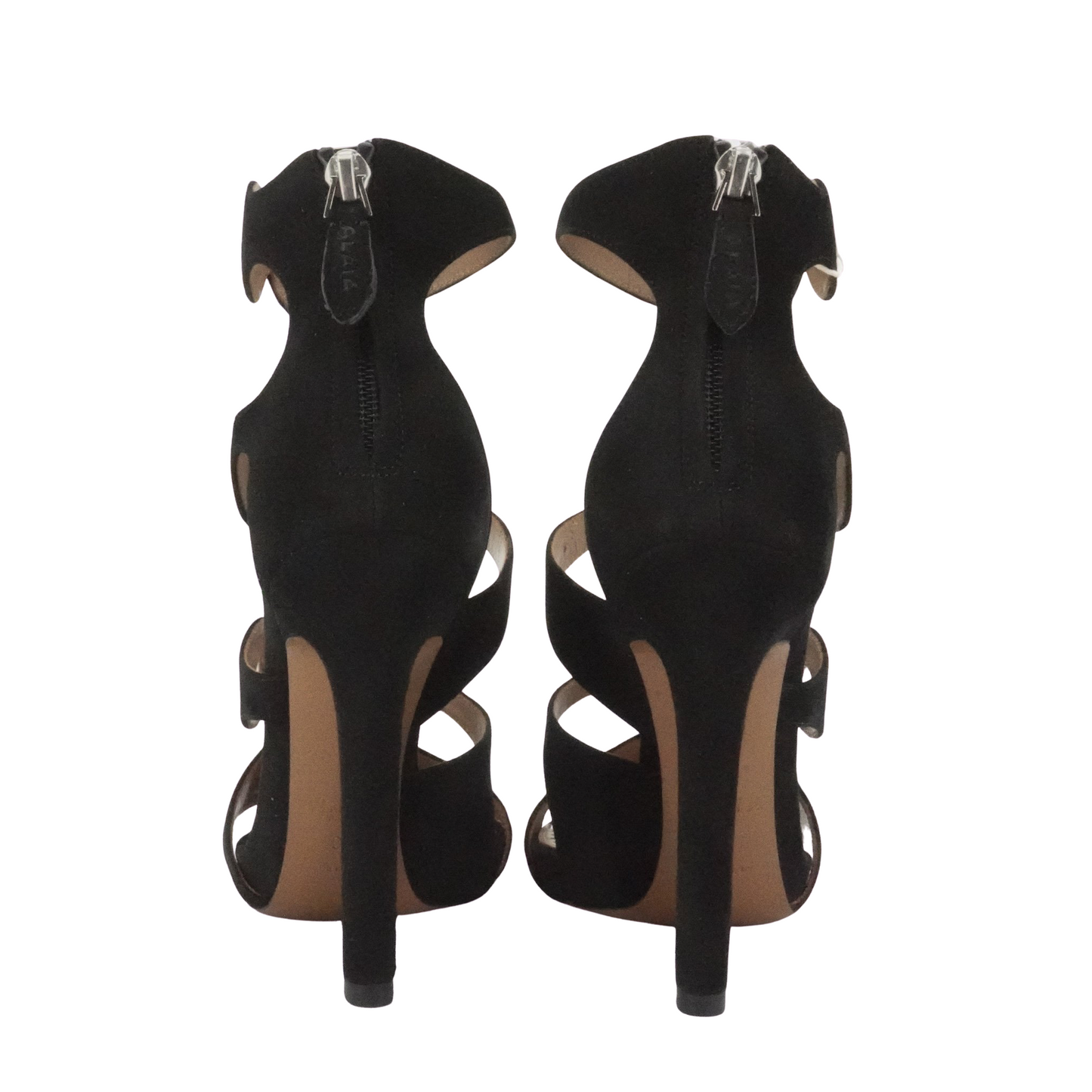 ALAIA Eyelet-embellished suede sandals