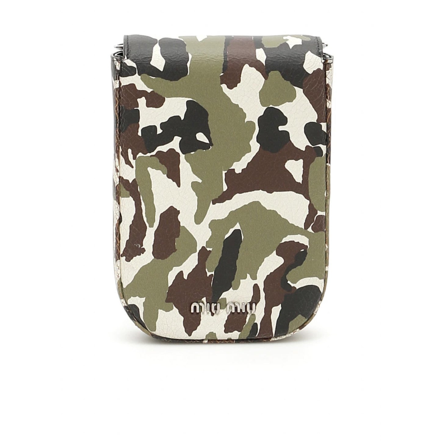 Miu Miu Camouflage Leather Crossbody Bag