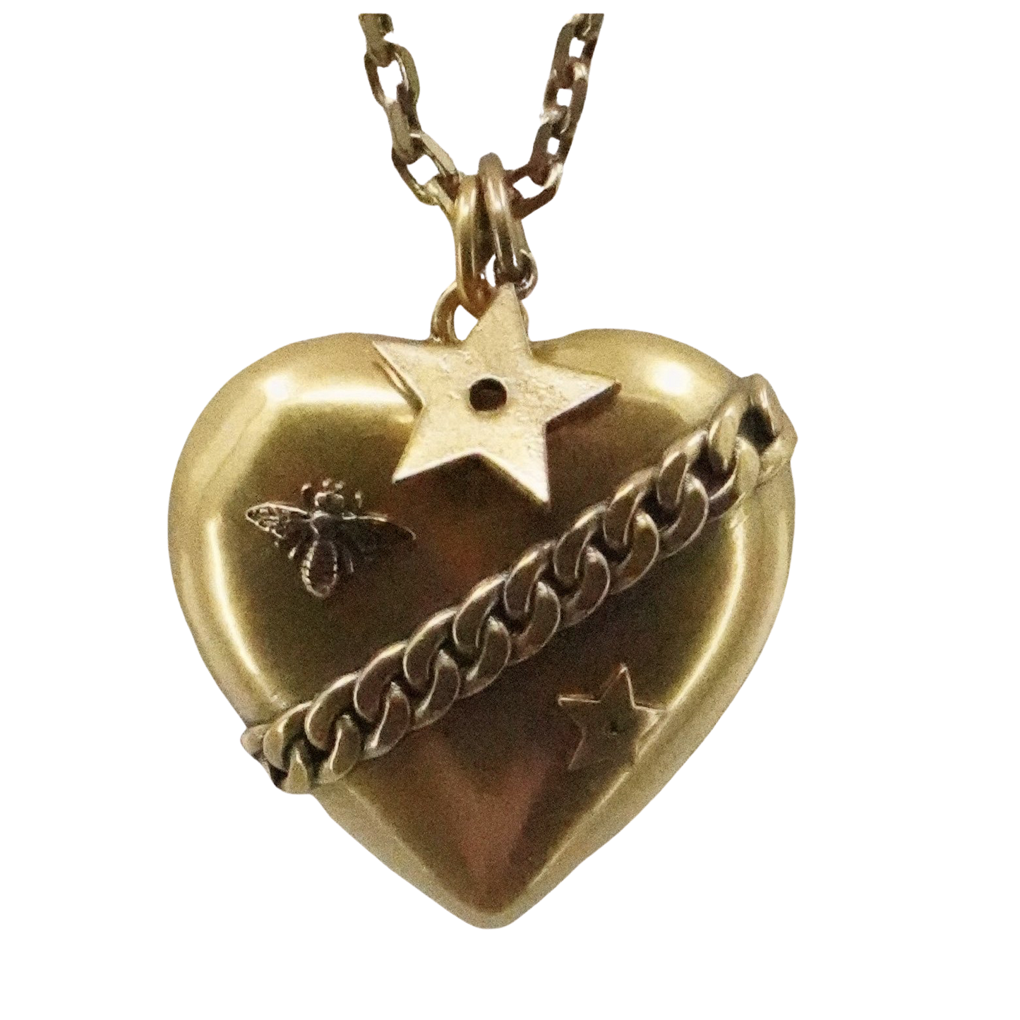 Christian Dior heart necklace
