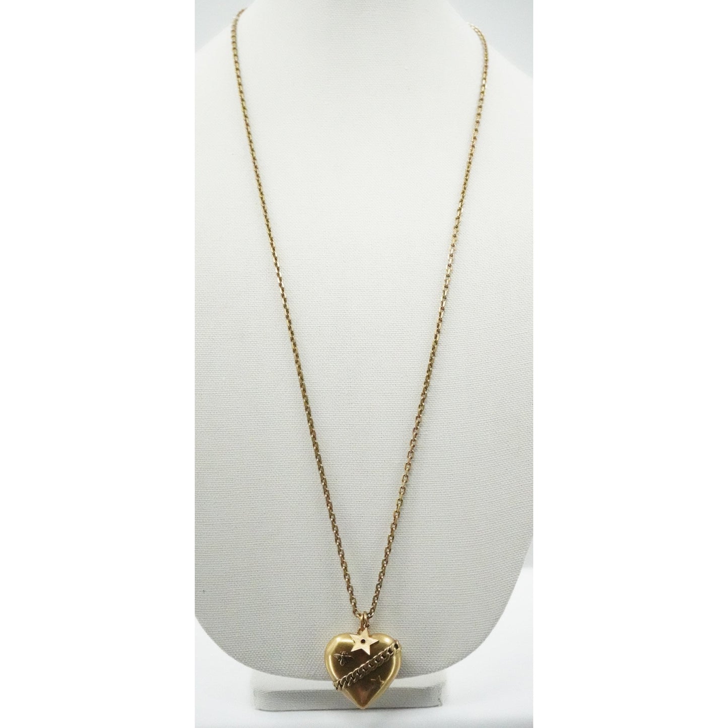 Christian Dior heart necklace