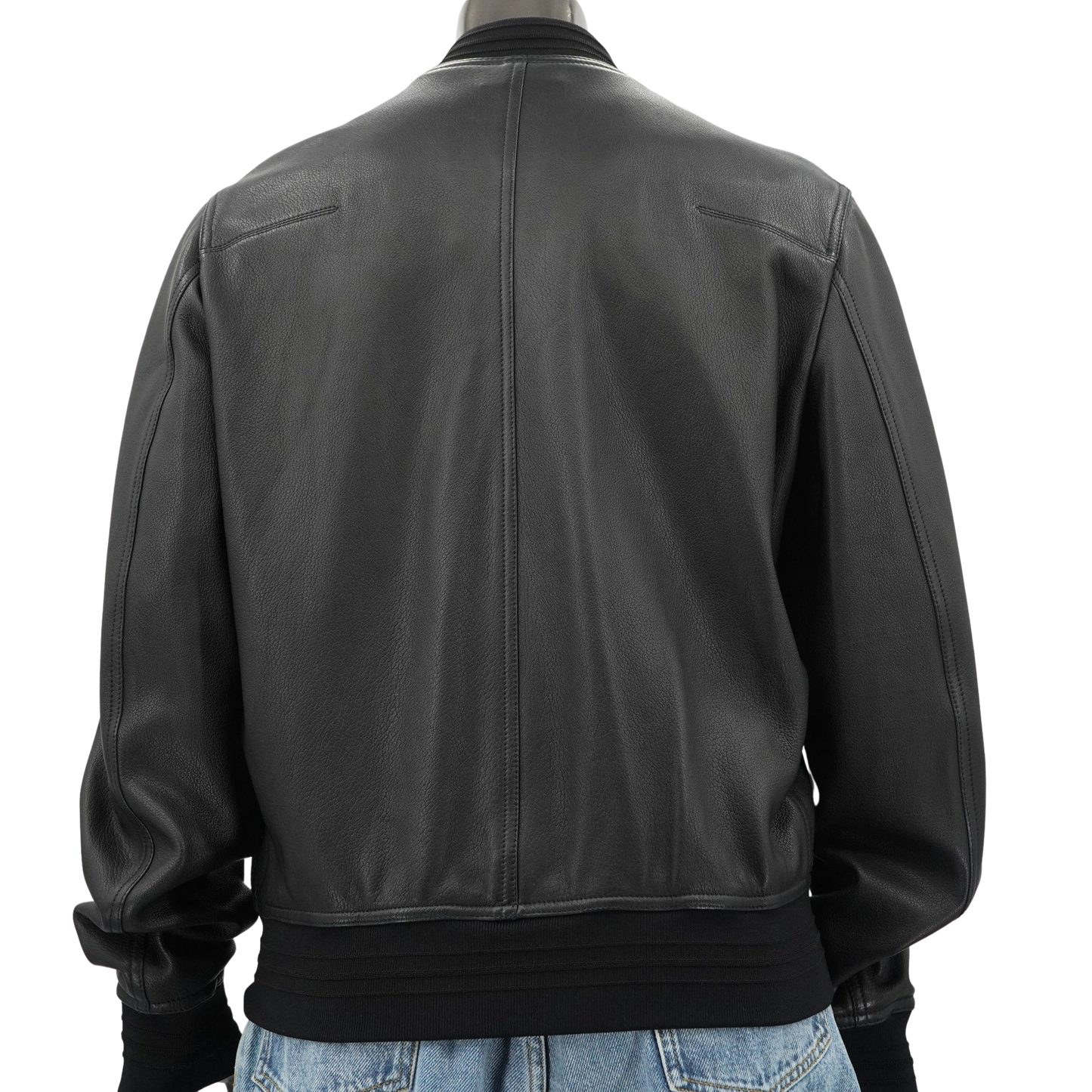 Dior mens Leather Bomber Jacket
