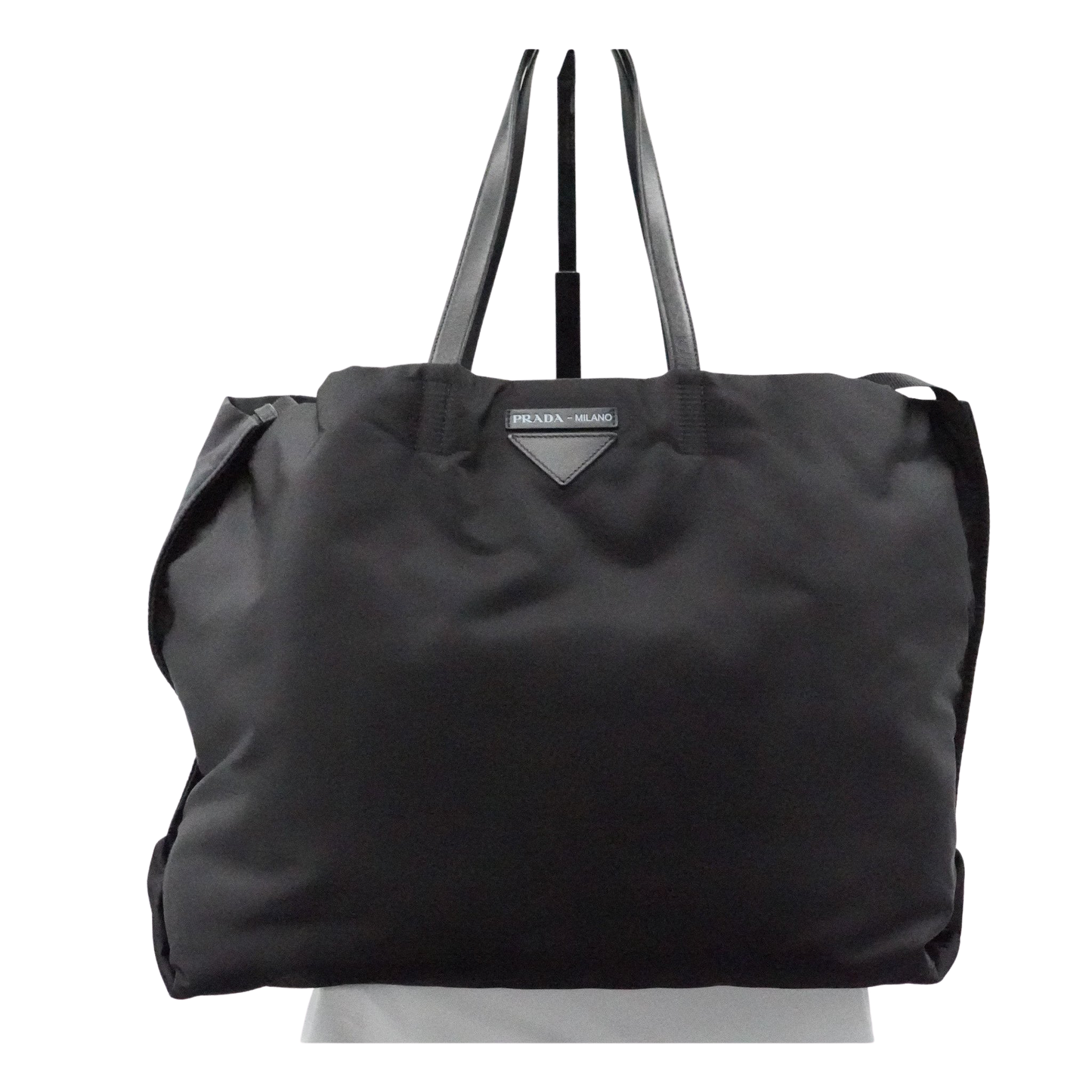 Prada Nylon Large Shopper Tote w Strap