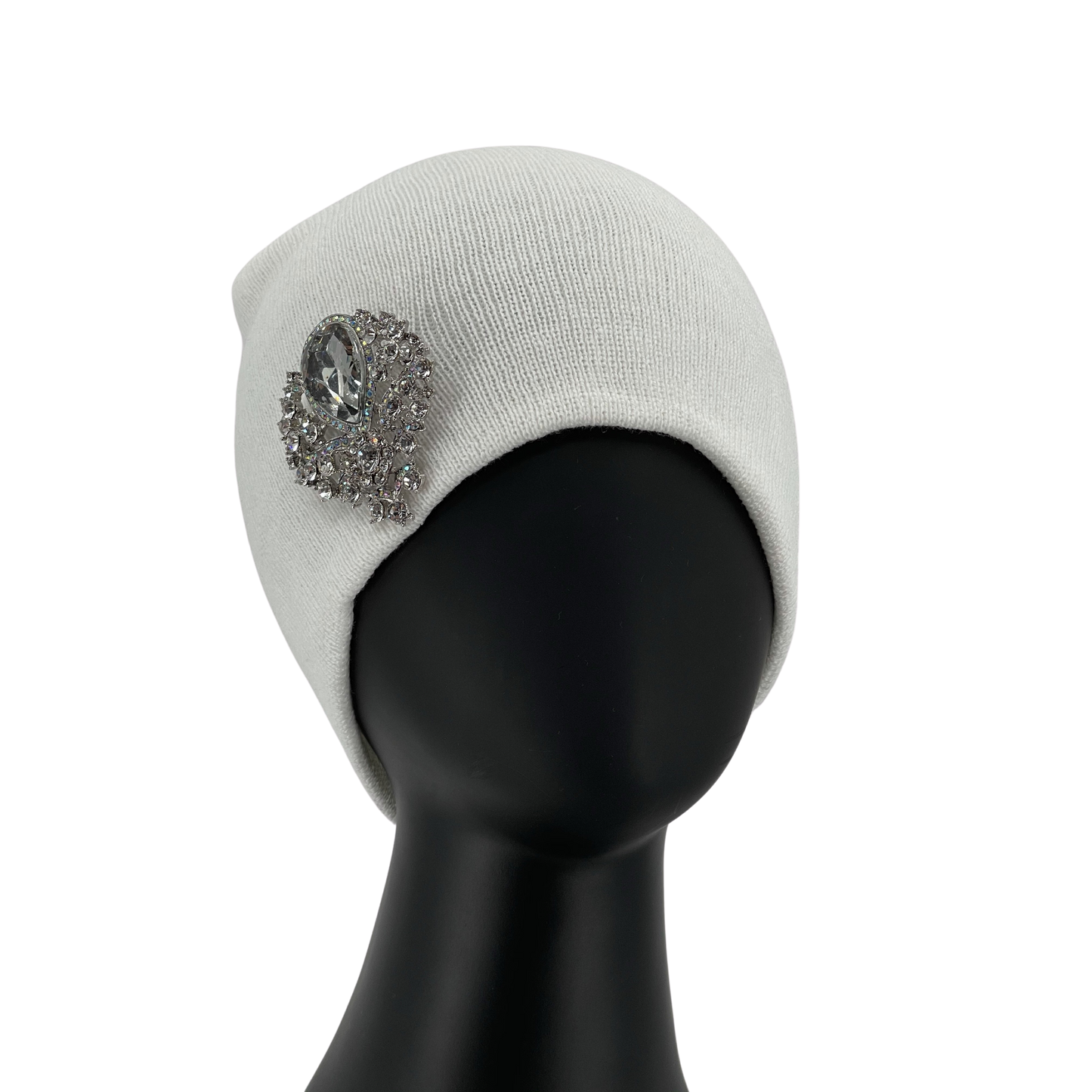 Hats with brooch