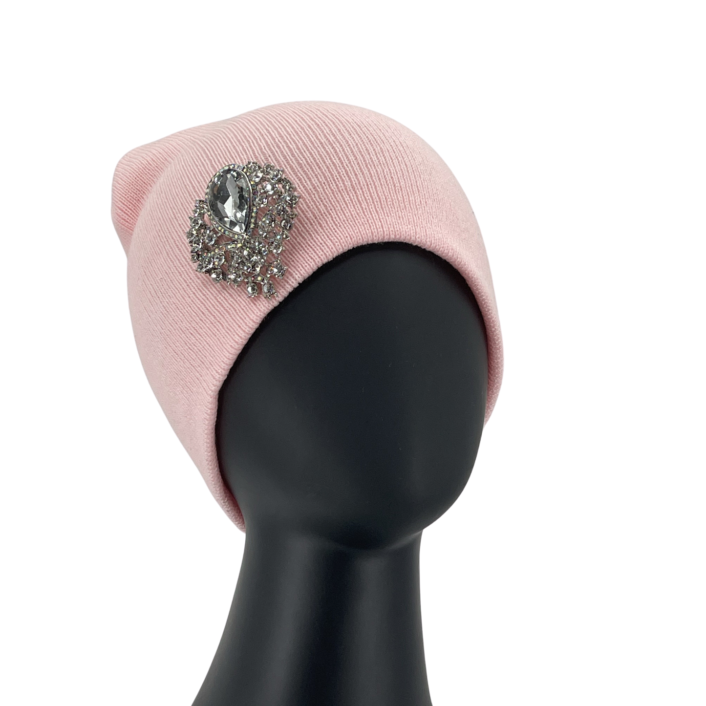 Hats with brooch