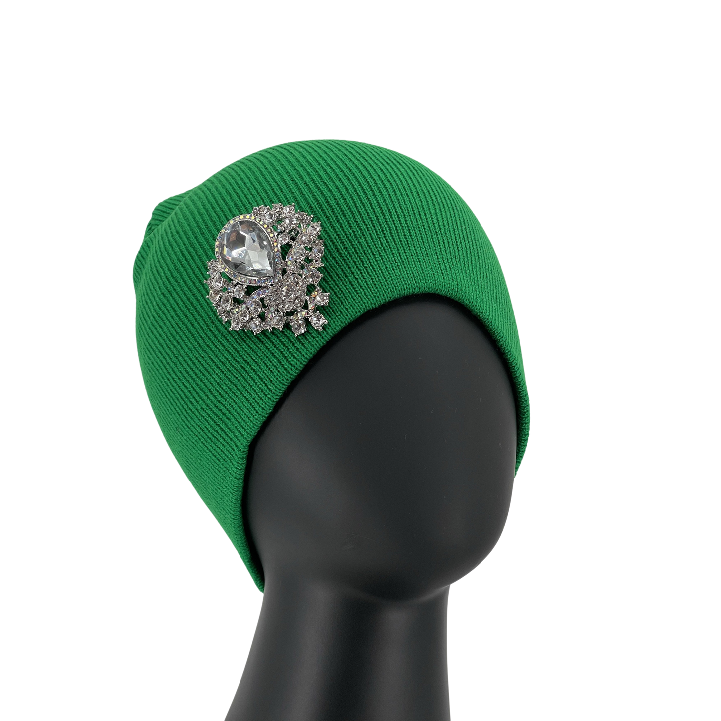 Hats with brooch