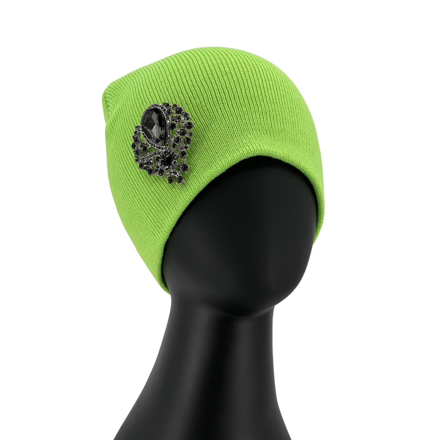 Hats with brooch
