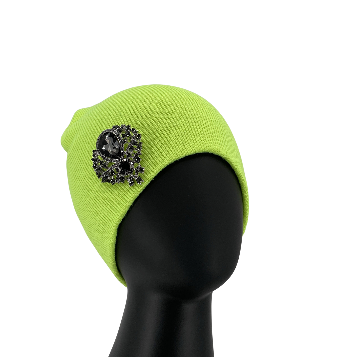 Hats with brooch