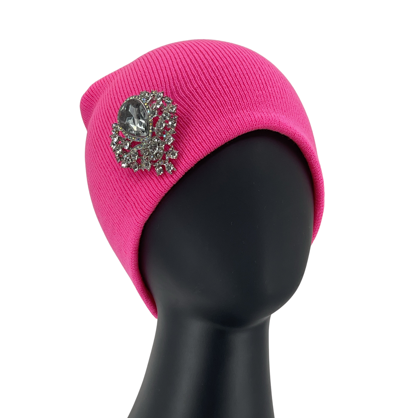 Hats with brooch