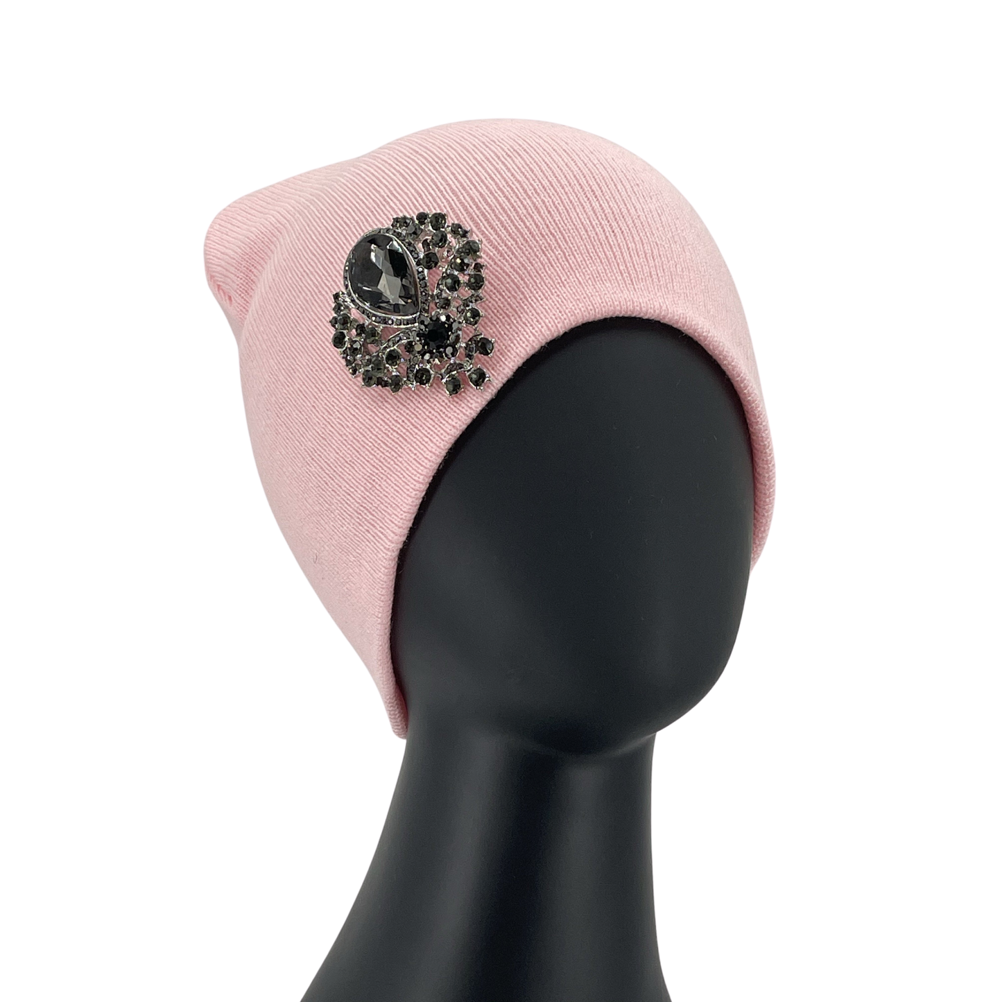 Hats with brooch