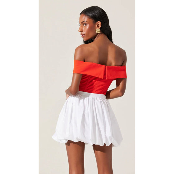 Talya Off Shoulder Bow Top