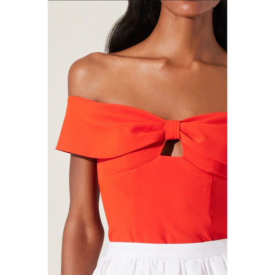 Talya Off Shoulder Bow Top