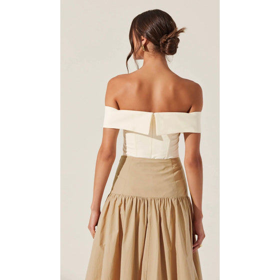 Talya Off Shoulder Bow Top