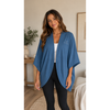 Cocoon cardigan with pockets