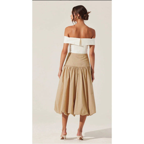 Laryn Drop Waist Bubble Skirt