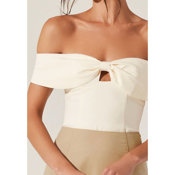 Talya Off Shoulder Bow Top
