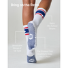 The Old School Tall Tube Grip Sock