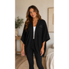 Cocoon cardigan with pockets