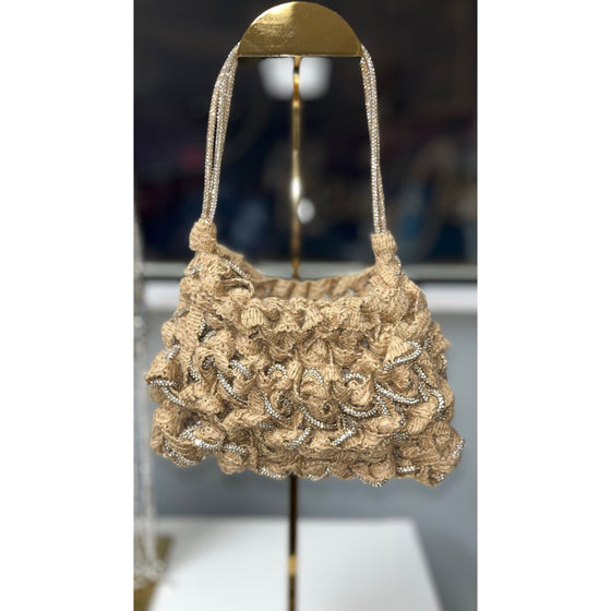 Woven Crystal bag