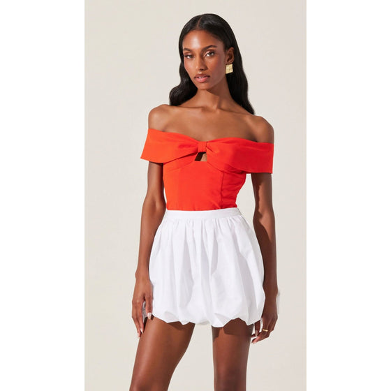 Talya Off Shoulder Bow Top