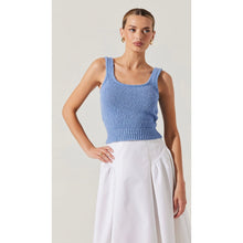  Gem textured sweater tank