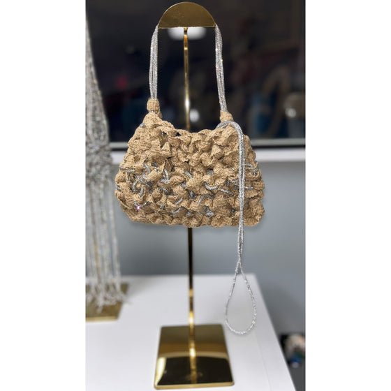 Woven Crystal bag