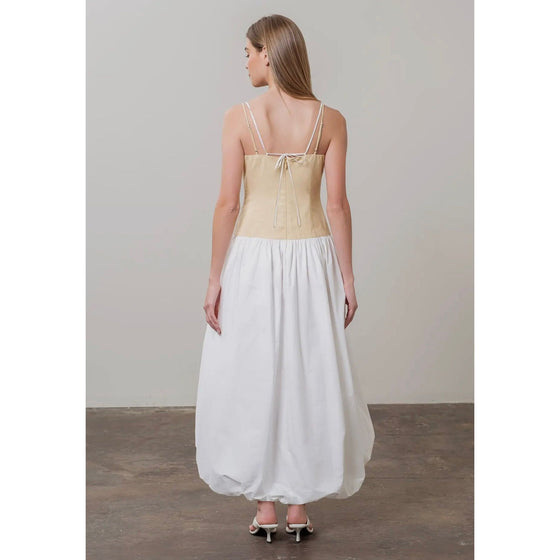 Two-Tone Bubble Dress