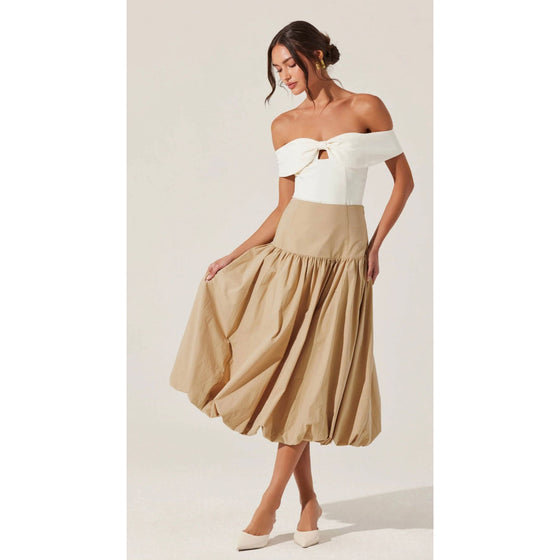 Laryn Drop Waist Bubble Skirt
