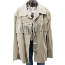  Maison Margiela Fringe-Trimmed Suede Jacket