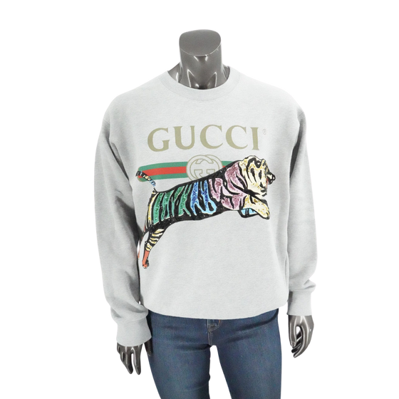 Gucci Oversized Sequin Sweatshirt