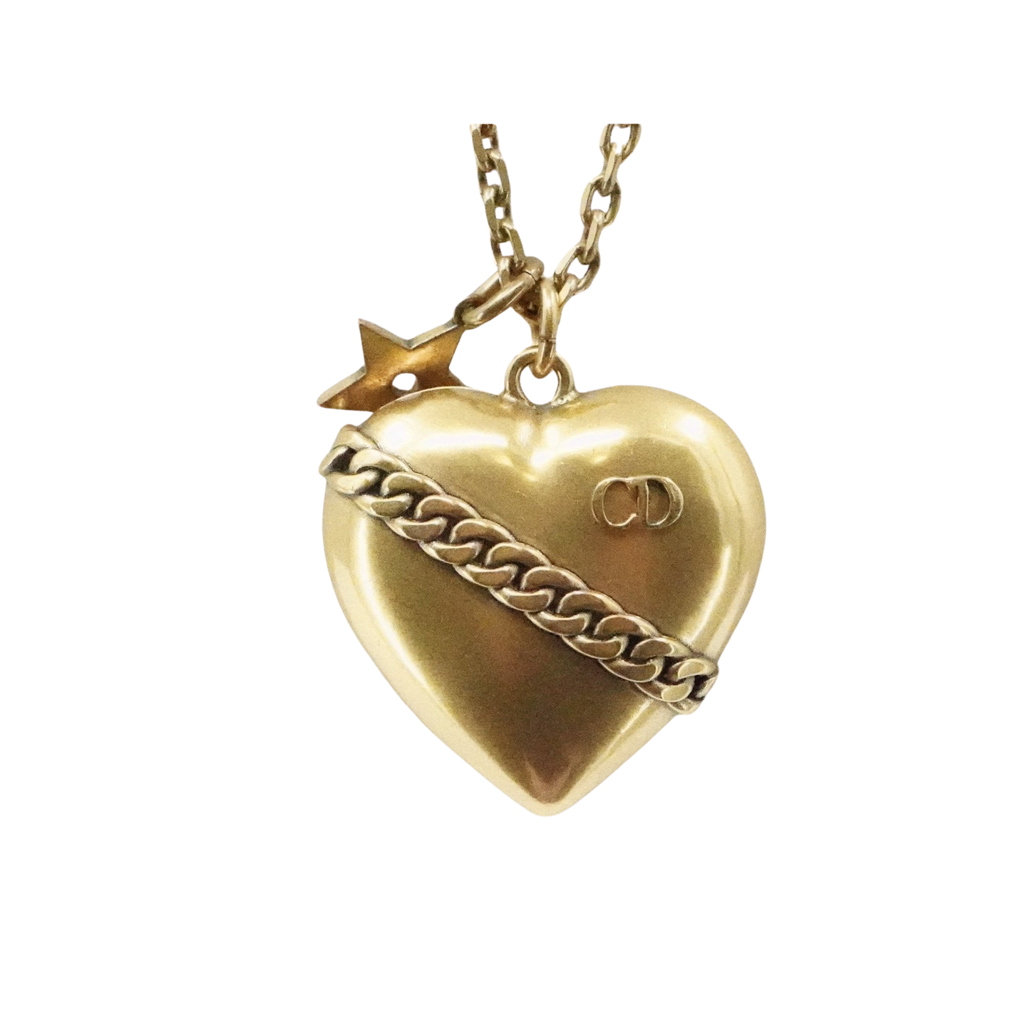 Christian Dior heart necklace