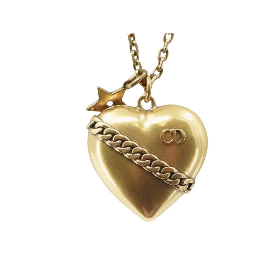 Christian Dior heart necklace