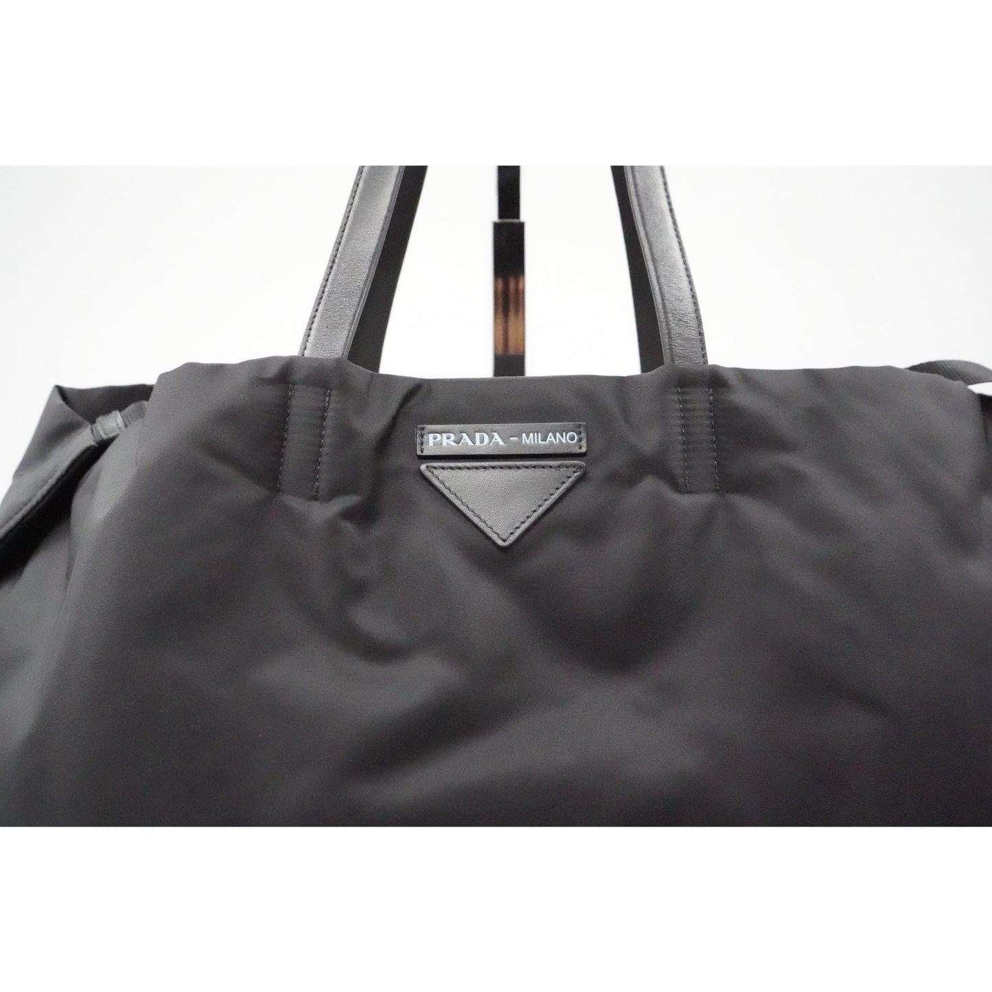 Prada Nylon Large Shopper Tote w Strap