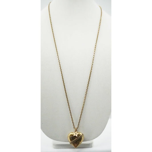 Christian Dior heart necklace