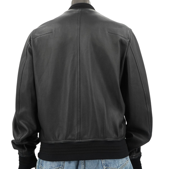 Dior mens Leather Bomber Jacket