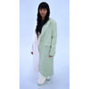 Mint Split maxi coat