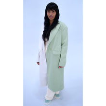  Mint Split maxi coat