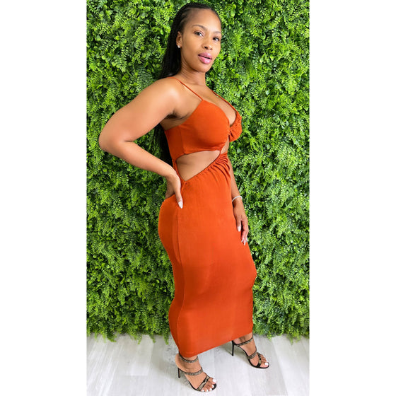 Jolie cut out dress