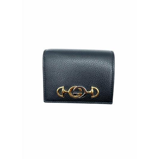 Gucci "Zumi" card case w/ chain