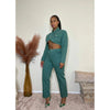 Gabby denim suit