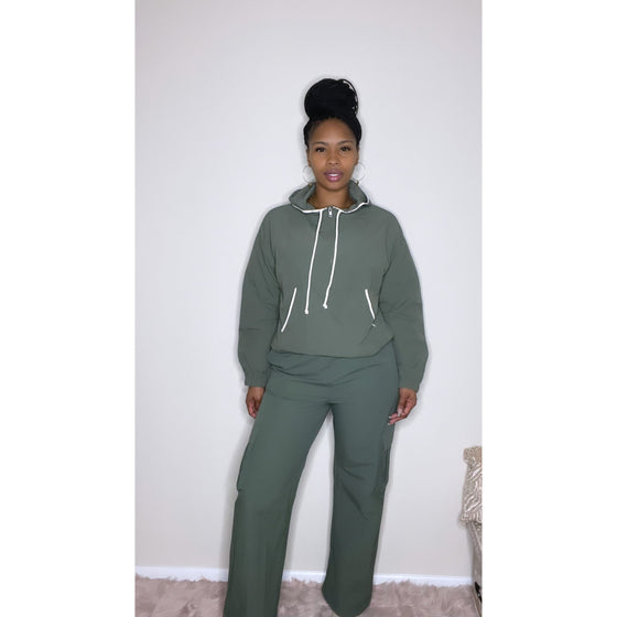 Jordy cargo sweatsuit