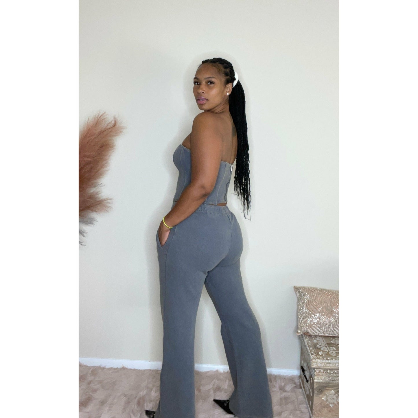 L.A. Bustier Sweatsuit