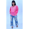 Camden sweatshirt with rhinestones