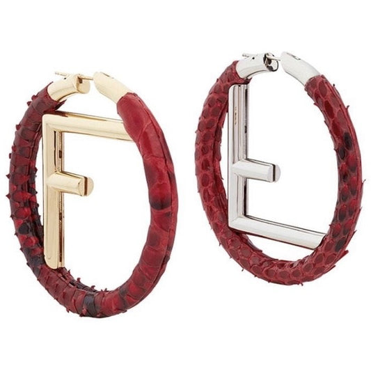 FENDI FF Logo Hoop Earring